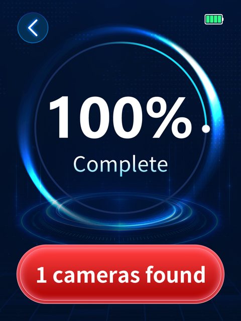 Scan complete: 1 cameras found